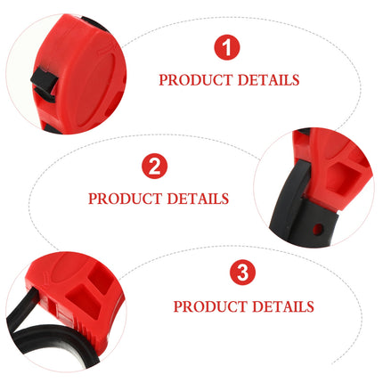 1pc Multifunctional Adjustable Rubber Strap Belt Wrench Universal Bottle Opener.