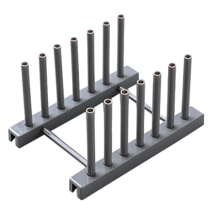 JWDX Dish Rack, Rack Clearance, Kitchen Plastic Pot Lid Shelf Cooking Storage Kitchen Decor Tool Stand Holder Grey.