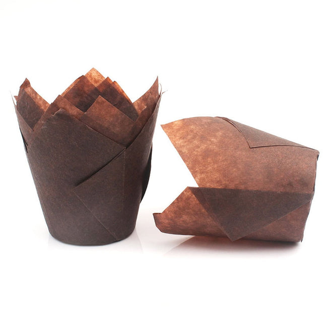 JWDX Tart Cup Clearance! Cupcake Liners Cup Paper Tuli Baking Wrappe Case Cake Muffin Cup Box, Egg Tart Cup Promotion Include 50+1Pc Cup Holder F.