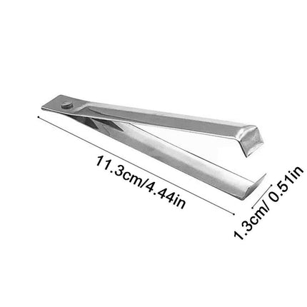 2x Fish Bone Tweezers Set Garlic Peeler Garlic Tweezer Remover Tool Tongs for Cooking Practical Gadgets Vegetables Tools.