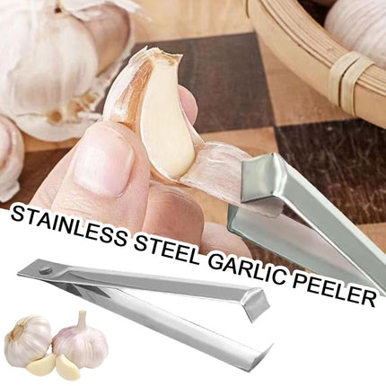 2x Fish Bone Tweezers Set Garlic Peeler Garlic Tweezer Remover Tool Tongs for Cooking Practical Gadgets Vegetables Tools.