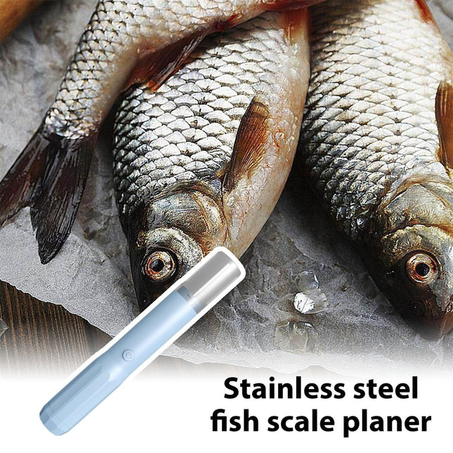 JWDX Peeler, Clearance Processing! Electric Fish Stainless Steel Cordless Fish Remover Cleaner Fish Remover with Rechargeable Battery for Easy Kitchen Cleaning Tool Blue.