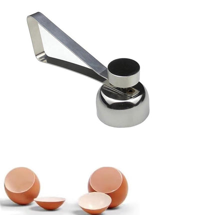 Clearance! JWDX Sheller Sheller, Cooking Utensils Promotion, Eierschalensollbruchstellenverursacher German Egg Opener Egg Topper Tool Soft Boiled Egg Cutter Eggshell Opener Kitchen Silver.