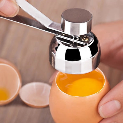 Clearance! JWDX Sheller Sheller, Cooking Utensils Promotion, Eierschalensollbruchstellenverursacher German Egg Opener Egg Topper Tool Soft Boiled Egg Cutter Eggshell Opener Kitchen Silver.