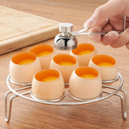 Clearance! JWDX Sheller Sheller, Cooking Utensils Promotion, Eierschalensollbruchstellenverursacher German Egg Opener Egg Topper Tool Soft Boiled Egg Cutter Eggshell Opener Kitchen Silver.