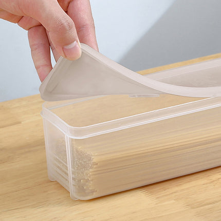 Clearance Sale! Ttybhh Food Storage, Pasta Container Noodle Storage Box Plastic Noodle Box Sealed Refrigerator Vermicelli Grain Storage Box with Lid Khaki.