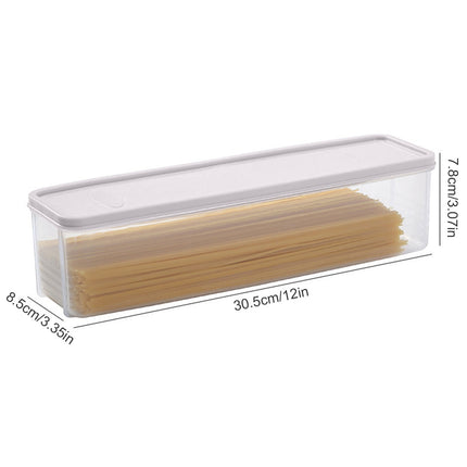 Clearance Sale! Ttybhh Food Storage, Pasta Container Noodle Storage Box Plastic Noodle Box Sealed Refrigerator Vermicelli Grain Storage Box with Lid Khaki.