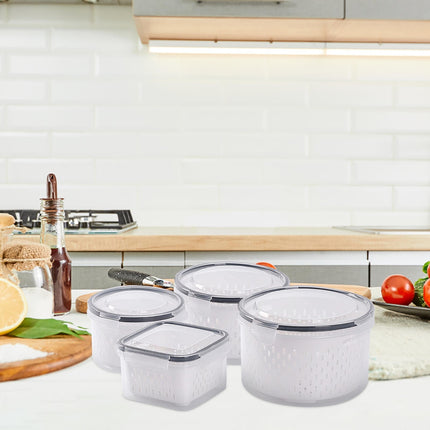 JWDX Food Storage Clearance! Creative Hen Shaped Egg Storage Rack Farm the Coop Egg Storage Rack Wooden Egg Rack Kitchen Storage Organizing Rack include 1X Drain Basket and Fresh-Keeping Box A.