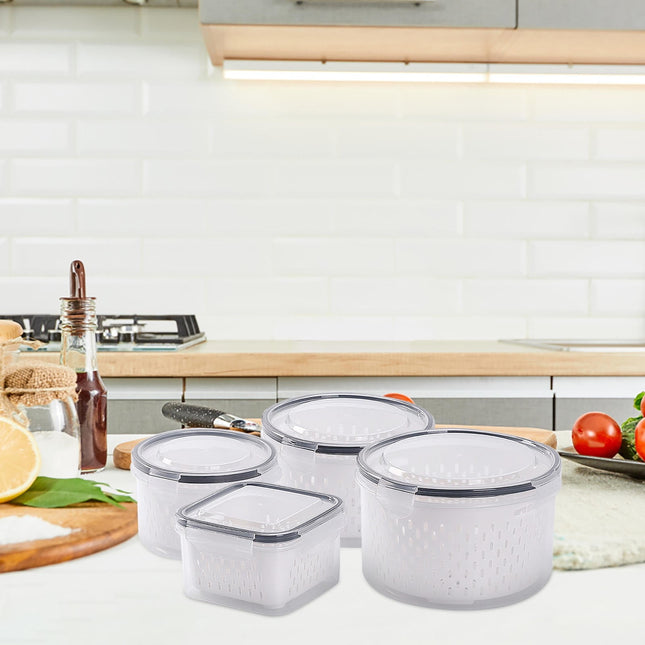 JWDX Food Storage Clearance! Creative Hen Shaped Egg Storage Rack Farm the Coop Egg Storage Rack Wooden Egg Rack Kitchen Storage Organizing Rack include 1X Drain Basket and Fresh-Keeping Box A.