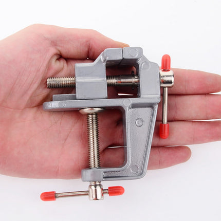 Bench Vice Table Vice Vise Hobby Lock Swivel Aluminum Craft Jewelry Clamp Other, Screwdriverclearance Sale, 1 Table Vise Silver.