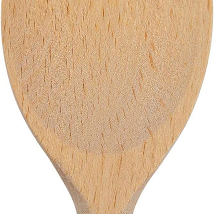 3Pcs 10 Inch Long Wooden Spoons for Cooking - Oval Wood Mixing Spoons for Baking, Cooking, Stirring - Sauce Spoons Brown.