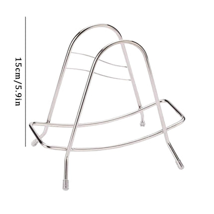 Eewia Rack Clearance! Stainless Steel Cutting Board Rack Household Pot Cover Rack Sitting Kitchen Chopping Board Shelving Shelving Sticky Board Cutting Board Rack Countertop, Include 1*Storage Rack Silver.