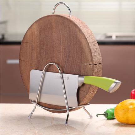 Eewia Rack Clearance! Stainless Steel Cutting Board Rack Household Pot Cover Rack Sitting Kitchen Chopping Board Shelving Shelving Sticky Board Cutting Board Rack Countertop, Include 1*Storage Rack Silver.