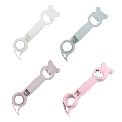 JWDX Bottle and Can Openers Clearance! Opener 4Pcs Can Cap Canned Bottle Home Bottle Multifunctional 4-In-1 Kitchen，Dining & Bar, Four in One Corkscrew Promotion Include 4 × Bottle Opener AS shown.