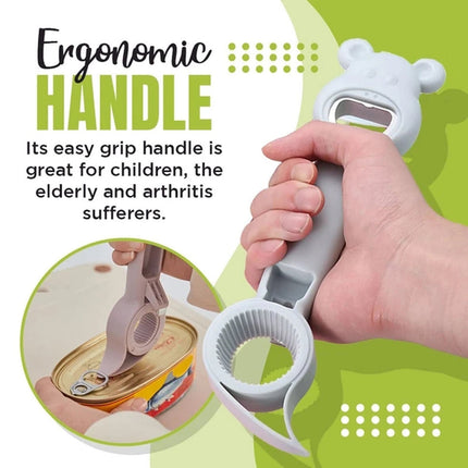 JWDX Bottle and Can Openers Clearance! Opener 4Pcs Can Cap Canned Bottle Home Bottle Multifunctional 4-In-1 Kitchen，Dining & Bar, Four in One Corkscrew Promotion Include 4 × Bottle Opener AS shown.