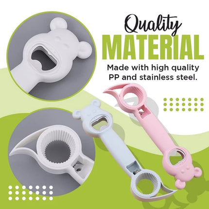 JWDX Bottle and Can Openers Clearance! Opener 4Pcs Can Cap Canned Bottle Home Bottle Multifunctional 4-In-1 Kitchen，Dining & Bar, Four in One Corkscrew Promotion Include 4 × Bottle Opener AS shown.
