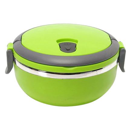 JWDX Storage Containers Clearance! Stainless Steel Round 1 Layer Insulated Food Thermal Containers Lunch Box Case, Storage Container Promotion Include 1Pc Round Lunch Box Green.