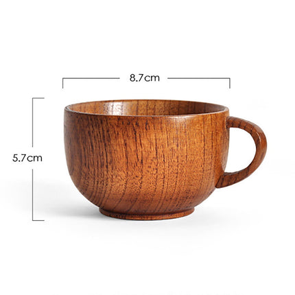 JWDX Glass and Bottle Clearance! Cup Wooden Beer Tea Juice Milk Water Handmade Wood Mug Coffee Primitive Glass&Bottle, Kitchen Cups Promotion Include 1X Cup Gold.