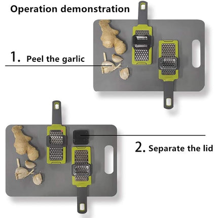 JWDX Garlic Press Clearance! Garlic Press Garlic and Ginger Powder Grinder Kitchen Tools Creative Garlic Press, Garlic Press Promotion Include 1X Garlic Press Green.