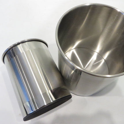 JWDX Storage Containers Clearance! Kitchen Living Room Storage Bucket Household Stainless Steel Lidless Rotating Partition Storage Bucket Desktop Storage Bucket, Include A Storage Bucket Grey.