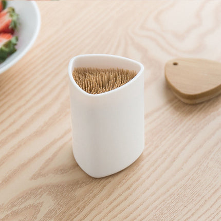 JWDX Storage Containers Clearance! Toothpick Container Toothpick Storage Box Home Hotel Simple White Toothpick Bottle Suitable for Family Restaurant Hotel, Include 1*Toothpick Box AS shown.
