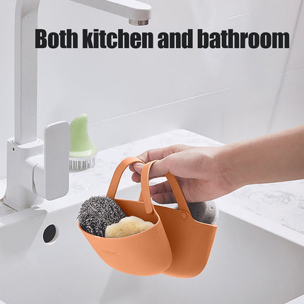 JWDX Drain Rack Clearance! Double Layer Kitchen Sink Storage Hanging Bag Home Multis Function Faucet Debris Storage, Kitchen Drain Rack Promotion Include 1Pc Drain Basket C.