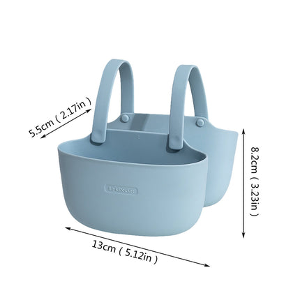 JWDX Drain Rack Clearance! Double Layer Kitchen Sink Storage Hanging Bag Home Multis Function Faucet Debris Storage, Kitchen Drain Rack Promotion Include 1Pc Drain Basket C.