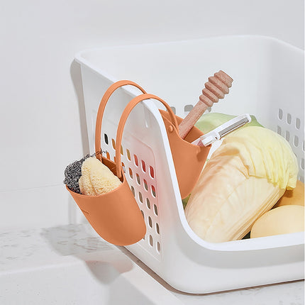 JWDX Drain Rack Clearance! Double Layer Kitchen Sink Storage Hanging Bag Home Multis Function Faucet Debris Storage, Kitchen Drain Rack Promotion Include 1Pc Drain Basket C.