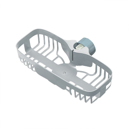 JWDX Drain Rack Clearance! Sink Sponge Rack Stand Kitchen Faucet Storage Rack Sponge and Towel Rack Drain Basket Home Kitchen Cleaning Tools, Include 1X Drain Storage Basket Grey.