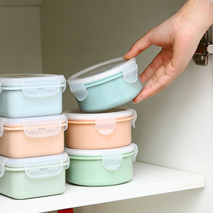 JWDX Storage Containers Clearance! Simple Refrigerator Preservation Box Small Lunch Box Kitchen Lunch Box Plastic Storage Box Sealed Box for Lunch Kitchen Arrangement, Include 1* Bento Box B.
