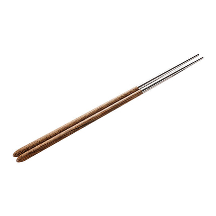 JWDX Tableware Clearance! Household High-Grade Non-Lacquered Non-Slip Light Chopsticks Wooden Luxury Kitchen，Dining Bar, Stainless Steel Bowl Promotion Include 1 Pair of Wooden Chopsticks AS shown.