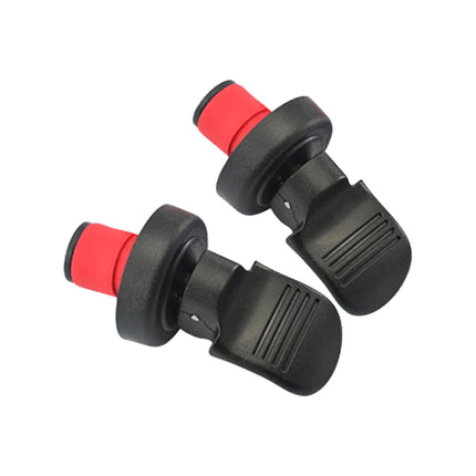JWDX Wine Stopper Clearance! Wine Bottle Stopper Bar Hand Press Sealing Stop Cap Beers Cork Plug Seal Lids Suction Fresh Keeping Stopper Manually Press Down, Include 2Pcs Black Creative Wine Stoppers Black