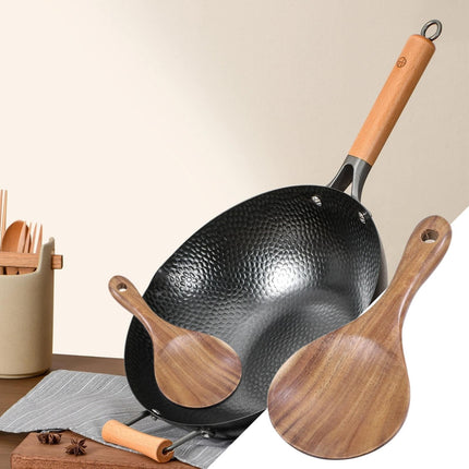 JWDX Cooking Utensils Clearance! Wooden Rice Spoon Rice for Rice Potato Desserts Teak Wood Rice Serving Spoon Rice Cooker Spatula 7*3.2Inch, Cooking Utensils Promotion Include Rice Spoon X1 Khaki.