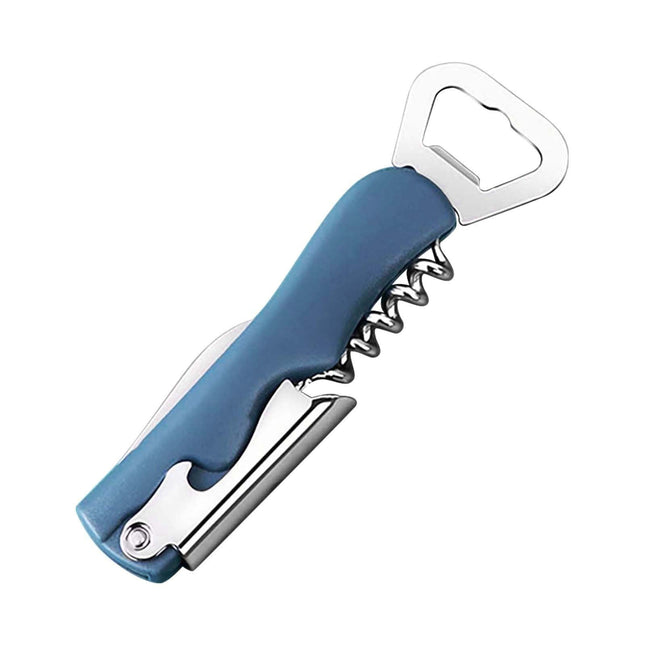 JWDX Bottle and Can Openers Clearance! Home Steel Beer Wine Opening Tools 4 in 1 Stainless Steel Wine Opening Tools Home Cans Kitchen Restaurant and Bar, Include 1X4 in 1 Bottle Opener Blue.