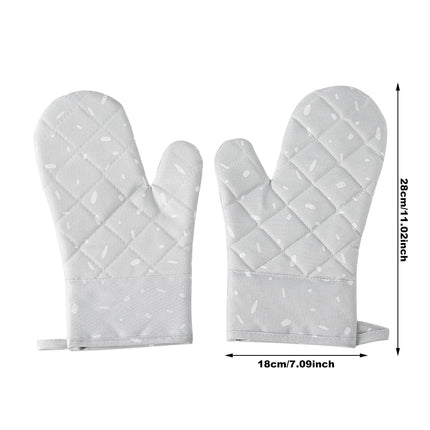 JWDX Oven Mitts Clearance! Premium Silicone Slip Oven Set Soft Flexible Oven Gloves Heat Kitchen Cooking Mitts Hands From Hot Surfaces Cookie Sheets Pair Set of 2, Include 1 Pair of Gloves Green.