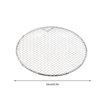 JWDX Barbecue Grill Clearance! Outdoor Home Cooking Stainless Steel Barbecue Rectangular Semicircular Multi Shape Multi Size Storage Barbecue Net, Tempura Fried Food Net Rack Japanese Cuisine S6-C.