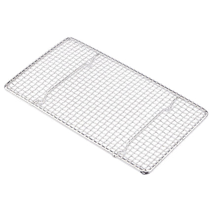 JWDX Barbecue Grill Clearance! Outdoor Home Cooking Stainless Steel Barbecue Rectangular Semicircular Multi Shape Multi Size Storage Barbecue Net, Tempura Fried Food Net Rack Japanese Cuisine S6-E.