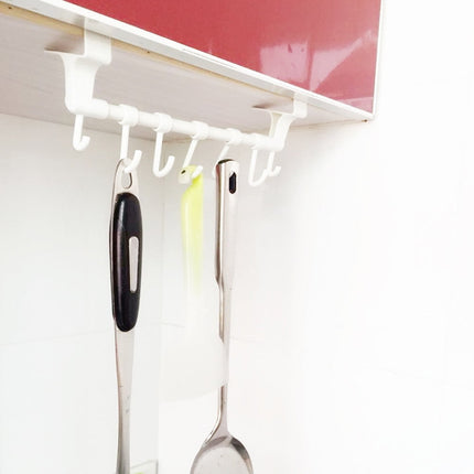 Clearance School Supplies! JWDX Cabinet Door Back Towel Rack Rag Hanger Hook, Plastic Paper Hanger Toilet Towel Door Bathroom Rack Hanging Facial Kitchen Kitchen，Dining and Bar White.