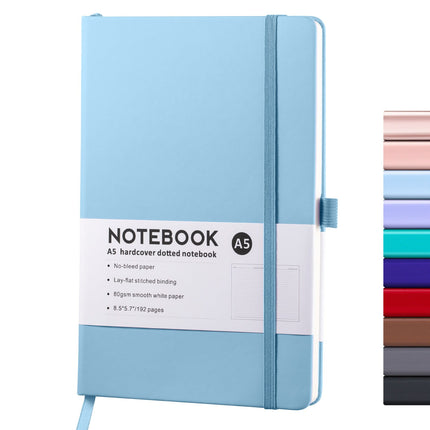 JWDX Notebook Clearance! Simple A5 Notebook Elastic Band Student Diary 96 Sheets, Lined Classic Pocket Notebook Journal Leather Hard Premium Thick Paper with Inner Pocket 3.5 W4-BU1.