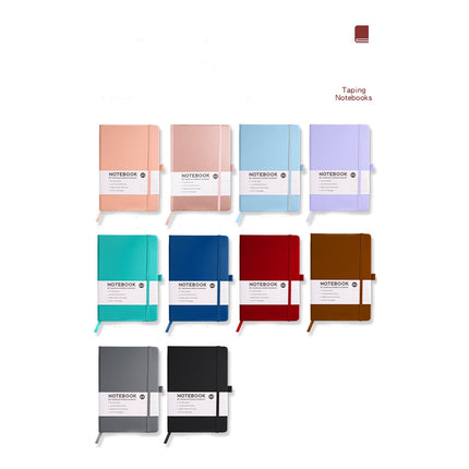JWDX Notebook Clearance! Simple A5 Notebook Elastic Band Student Diary 96 Sheets, Lined Classic Pocket Notebook Journal Leather Hard Premium Thick Paper with Inner Pocket 3.5 W4-BU1.