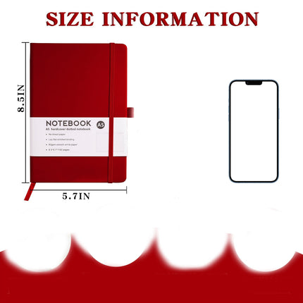 JWDX Notebook Clearance! Simple A5 Notebook Elastic Band Student Diary 96 Sheets, Lined Classic Pocket Notebook Journal Leather Hard Premium Thick Paper with Inner Pocket 3.5 W4-BU1.