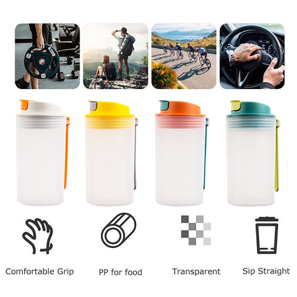 Clearance Back to School Supplies! JWDX 500Ml Single-Layer Plastic Cup Protein Powder Shake Cup Milkshake Cup Sports Fitness Water Cup Green (Include: 1X Water Cup) Clearance Sale Green.