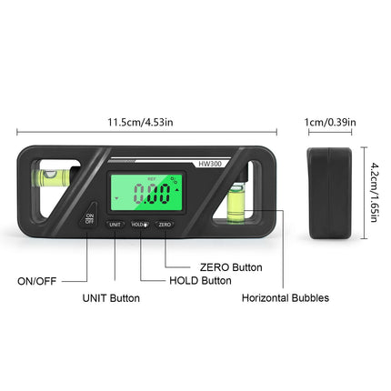 Clearance School Supplies for Teachers and Kids, Classroom Supplies! JWDX Digital Protractor Inclinometer Level Black.