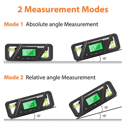 Clearance School Supplies for Teachers and Kids, Classroom Supplies! JWDX Digital Protractor Inclinometer Level Black.