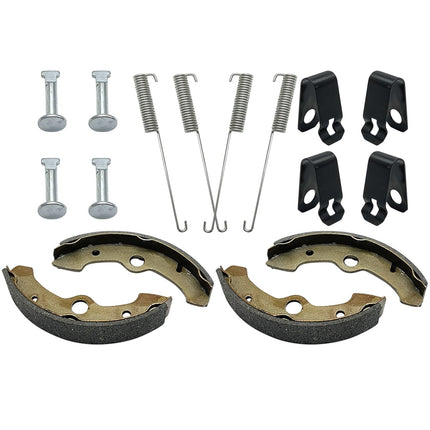 M MATI Front Brake Shoes Springs Pins for Yamaha Big Bear 350 Kodiak 400 YFM350 YFM400 1989-1998.
