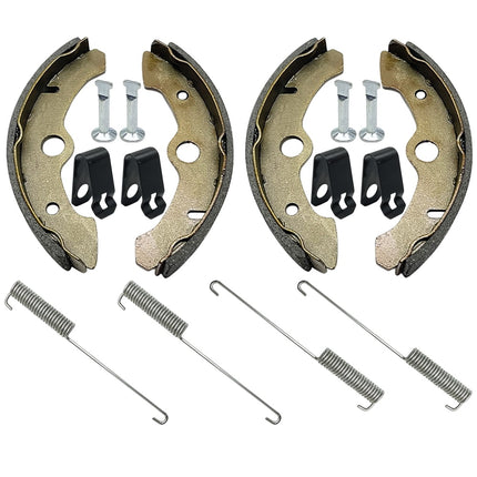 M MATI Front Brake Shoes Springs Pins for Yamaha Big Bear 350 Kodiak 400 YFM350 YFM400 1989-1998.