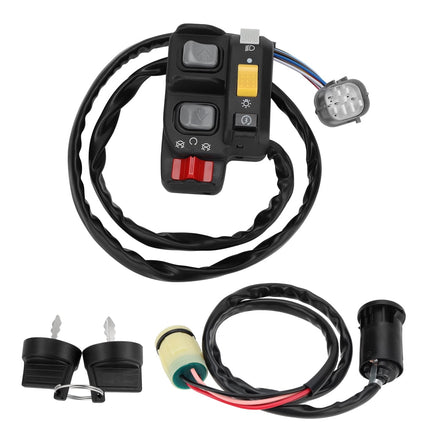 M MATI Handlebar Key Switch for Honda Rancher 350 ES Rancher 400 Foreman 500 ES Rincon 650 680.