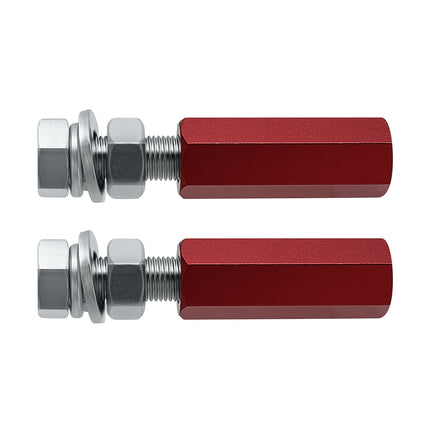 M MATI Quick Release Flag Pole Holder Red Hold 1/4' Flag Poles for ATV UTV Motorcycle Dirt Bike All Year,2Pcs.