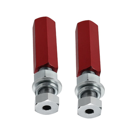 M MATI Quick Release Flag Pole Holder Red Hold 1/4' Flag Poles for ATV UTV Motorcycle Dirt Bike All Year,2Pcs.