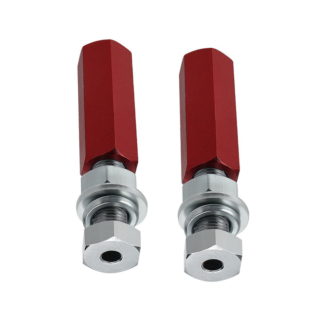 M MATI Quick Release Flag Pole Holder Red Hold 1/4' Flag Poles for ATV UTV Motorcycle Dirt Bike All Year,2Pcs.